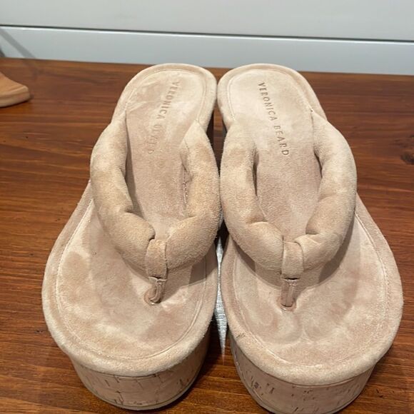 Veronica Beard Geno Wedge Cork Sandals - Picture 3 of 10
